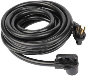 img 4 attached to 🔌 SCITOO RV Cord 50Amp 36Ft- Reliable Extension Power Supply Cable for Trailer Motorhome Camper- Black, NEMA 14-50 RV Extension Cords, 6AWG3C + 8AWG1C, ETL/CETL Listed