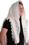 🧣 women's tallit prayer scarves & wraps with tzitzit - cotton mitzvah accessories logo