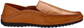 img 3 attached to 👞 Genuine Leather Driving Loafers by Colgo