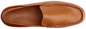 img 2 attached to 👞 Genuine Leather Driving Loafers by Colgo