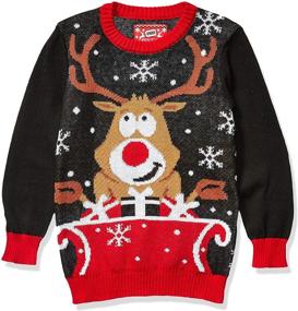 img 3 attached to 🎅 Hybrid Apparel Christmas Sweater X Large for Boys: Stylish and Warm Sweaters