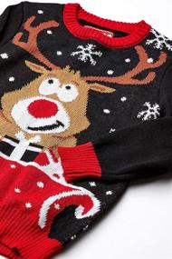 img 1 attached to 🎅 Hybrid Apparel Christmas Sweater X Large for Boys: Stylish and Warm Sweaters