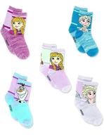 disney frozen toddler girls multi 🧦 pack socks set - enhanced for seo logo