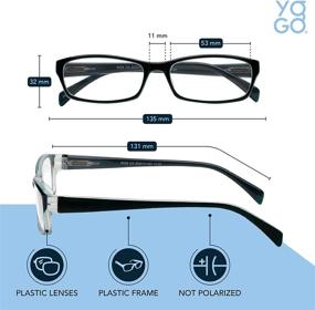 img 2 attached to 👓 5 Pairs of Fashionable Ladies' Reading Glasses with High-Quality Design and Spring Hinges - Optimized for Women