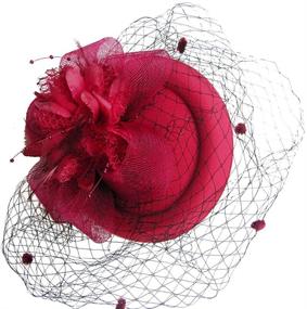 img 2 attached to Cizoe Fascinator Kentucky Fascinators 11C Blush Women's Accessories for Special Occasion Accessories