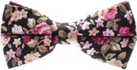 🌺 floral bowtie for men - elevated men's accessories in ties, cummerbunds & pocket squares логотип