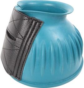 img 1 attached to 🐴 Cashel Teal Large Rubber Bell Boots: Durable Protection for Optimum Horse Hoof Safety