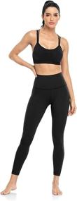 img 1 attached to 🩴 HeyNuts High Waisted Yoga Pants Active Ankle Legging-25'' for Women: Hawthorn Athletic Essential 7/8 Legging