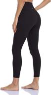 🩴 heynuts high waisted yoga pants active ankle legging-25'' for women: hawthorn athletic essential 7/8 legging logo