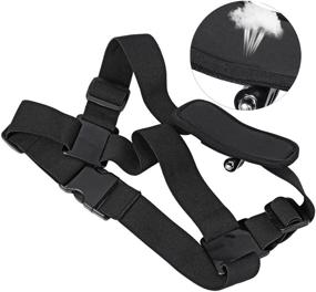 img 2 attached to 📷 Регулируемый ремень с креплением для видеокамеры на одно плечо для GoPro Hero 2 3, GoPro HD, GoPro HERO 3+, Hero 4, Hero 4 Session, Hero 5 Session, Gopro Hero 5 и Hero 6.