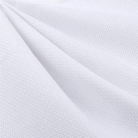 img 2 attached to 🧵 Caydo 14 Count Classic Reserve Aida Cloth: 59 by 31-Inch White Cross Stitch Fabric for Large-Scale Projects