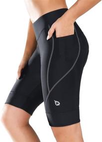 img 4 attached to 🚴 BALEAF Women's Bike Shorts: 4D Padded, Pockets, Wide Waistband, UPF50+