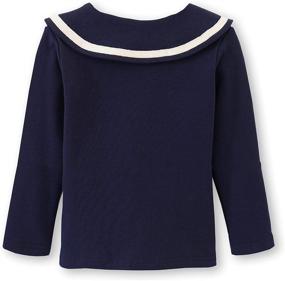 img 3 attached to 👚 ContiKids Girls' Peter Collar Blouse - Trendy Clothing for Girls