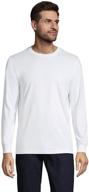 👕 white super t sleeve by lands end logo