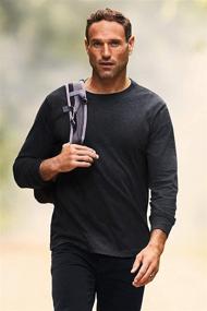 img 1 attached to 👕 White Super T Sleeve by Lands End