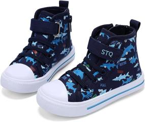 img 4 attached to 👟 Кеды STQ Slip On из холста для маленьких мальчиков и девочек