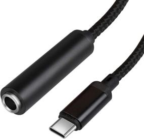 img 4 attached to 🎧 Адаптер звука USB Type C на 1/4 дюймовую аудиовходную розетку - Аудиоадаптер TRS 6.35 мм для USB C на 1/8 дюймовую стереоплаговую аудиорозетку (3 фута/1 метр) для усилителей, микшеров, домашних кинотеатров, наушников