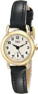 ⌚ премиальные часы tko women's small face black leather gold: вечная элегантность и стиль tk658bk логотип