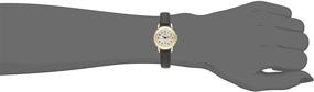 img 3 attached to ⌚ Премиальные часы TKO Women's Small Face Black Leather Gold: вечная элегантность и стиль TK658BK