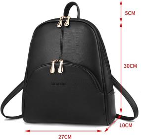 img 3 attached to 🎒 Stylish Nevenka Leather Backpacks: Perfect Women's Handbags, Wallets, and Fashion Accessory