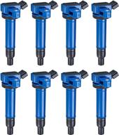 🔌 ena set of 8 ignition coil pack compatible with toyota lexus 4runner tundra land cruiser sequoia gs430 gx470 ls430 lx470 lx570 sc430 - 4.3l 4.7l 5.7l v8 replacement - c1173 uf230 uf493 logo