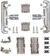 🧹 enhanced dishwasher metal rack adjuster kit w10712394 for whirlpool ken-more dishwasher - replaces w10350376 ap5956100 - includes bonus 4 pack w10195416 dishwasher lower rack wheels логотип