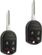 ford lincoln mercury mazda car key fob keyless entry remote (cwtwb1u793 4-btn) - guaranteed to program logo