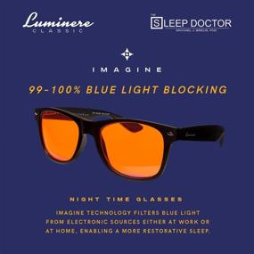 img 3 attached to 👓 Luminere Blue Light Blocking Glasses: Premium Blue Blocker Eyewear for Optimal Eye Comfort and Protection