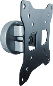 img 2 attached to 🖥️ StarTech.com Aluminum Monitor Wall Mount Bracket - Fixed, Black & Silver - Supports Monitors 13” to 34" (ARMWALL)