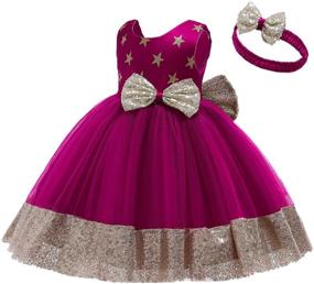 img 3 attached to 🎄 COMISARA Christmas Communion Dresses: Vibrant Girls' Clothing for Special Occasions