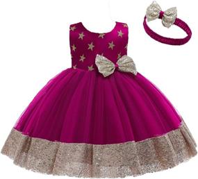 img 2 attached to 🎄 COMISARA Christmas Communion Dresses: Vibrant Girls' Clothing for Special Occasions