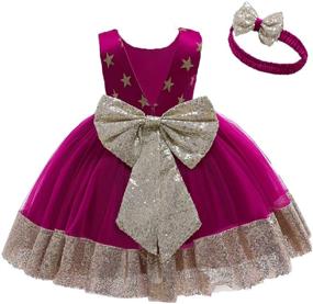 img 4 attached to 🎄 COMISARA Christmas Communion Dresses: Vibrant Girls' Clothing for Special Occasions