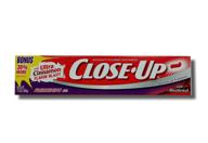 close-up toothpaste red freshening gel ultra cinnamon 7.2oz (3-pack): dental care for extra fresh breath logo