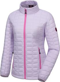 img 2 attached to 🧥 Little Donkey Andy Women's Lightweight Puffer Jacket, Warm Hiking Jacket with Eco-Friendly Synthetic Insulation