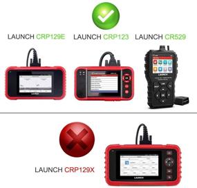 img 3 attached to 🧳 Защитный жесткий чехол для Launch CRP129 CRP123 OBD2 ENG / at / ABS / SRS EPB SAS Oil - доказанное качество