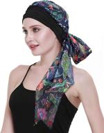 🧣 stylish chemo headwear turbans for women: long hair head scarf, headwraps & cancer hats logo