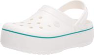 👠 crocs unisex crocband platform clog - elevated platform shoes for men and women logo