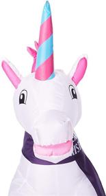 img 2 attached to Inflatable Unicorn for Holiday Time, 3.5 Feet Tall