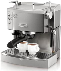 img 4 attached to ☕ De'Longhi EC702: High-Performance 15 Bar Pump Espresso Maker in Sleek Metal Design