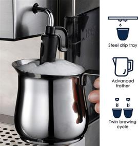 img 2 attached to ☕ De'Longhi EC702: High-Performance 15 Bar Pump Espresso Maker in Sleek Metal Design