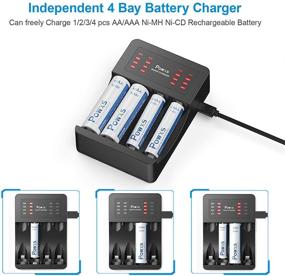 img 2 attached to POWXS Battery Charger Slot Rechargeable