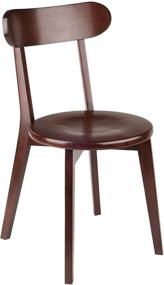 img 4 attached to 🪑 Winsome Pauline 2-PC Chair Set in Walnut – Stylish and Compact Seating Solution