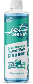 img 4 attached to Clean and Shine with Team Shine JetShine Jet Tub Cleaner - The Ultimate Jetted Tub Cleaner for Bathtubs, Whirlpools, and Jacuzzis! Septic Safe, 16 Ounces, 5 Cleanings per Bottle