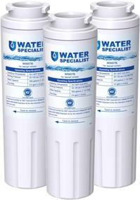 img 4 attached to 💧 Waterspecialist UKF8001 Water Filter Pack of 3 - Compatible with EveryDrop Filter 4, Whirlpool EDR4RXD1, and More!