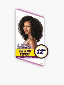 img 1 attached to 🌴 Сенсационнел Лулутресс Крючковые Волосы Island Twist 12 дюймов (6 шт., Цвет 1B)