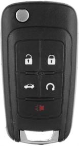 img 4 attached to 🔑 SCITOO Брелок без ключа для входа Flip Key Fob Case Shell - Совместим с Buick Encore Allure LaCrosse Regal, Chevrolet Camaro Cruze Limited Equinox Sonic, GMC Terrain - OHT01060512 5461A-01060512