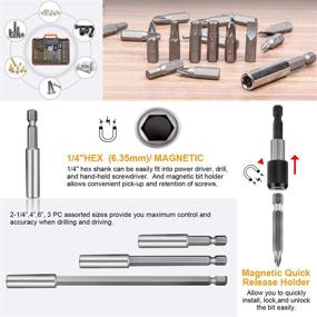 img 1 attached to ENERTWIST 112 Pieces Screwdriver Assorted Drilling