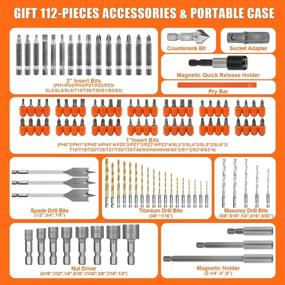 img 2 attached to ENERTWIST 112 Pieces Screwdriver Assorted Drilling