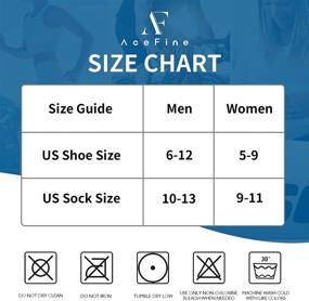 img 3 attached to AceFine Mens Socks Ankle Breathable Cushioned Running Workout