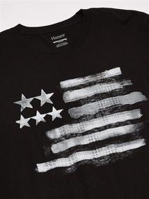 img 2 attached to Hanes Graphic Tee Americana Collection Black Men's Clothing for T-Shirts & Tanks